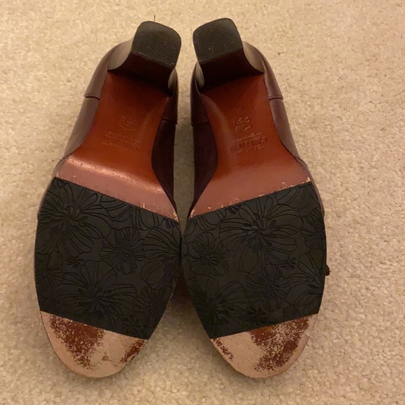 Umberto Raffini Brown Leather Pumps EU 36 US 5-5.5 Fringe & Tassles Heels - Picture 8 of 10